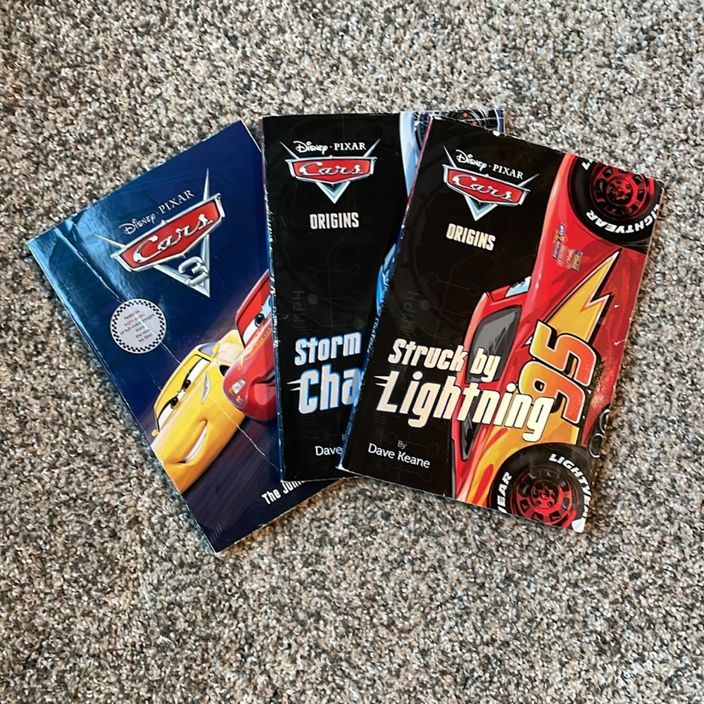 Set of 3 Books - Disney Cars Junior Novels